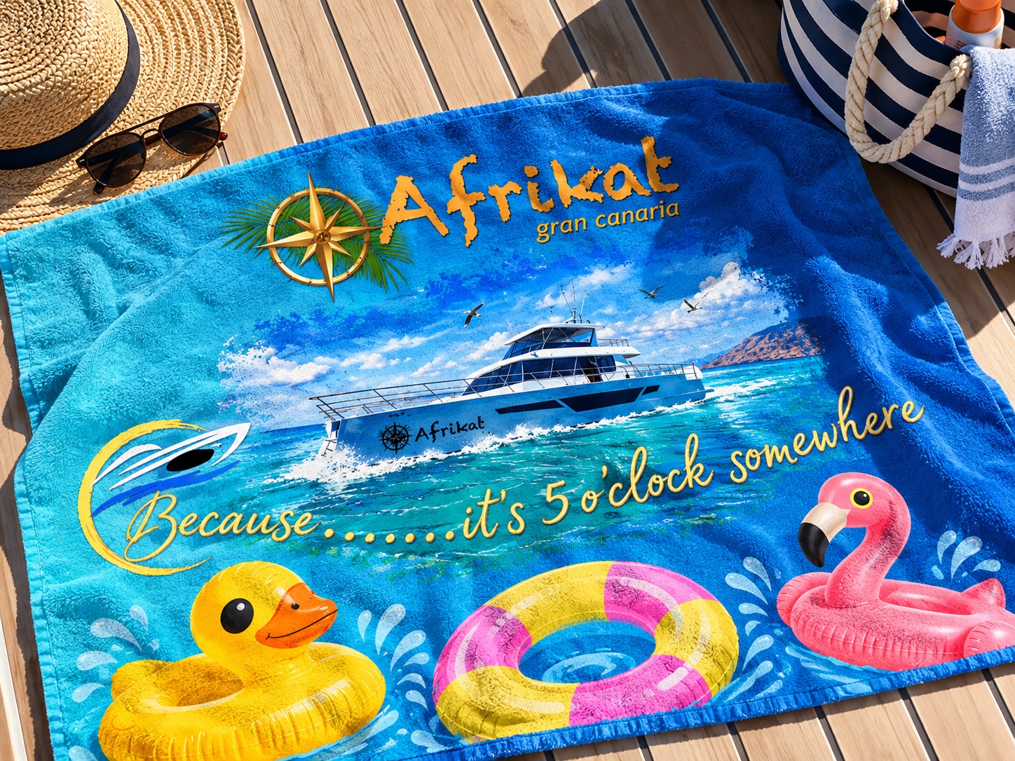 alt="All inclusive Afrikat boat trip Gran Canaria"